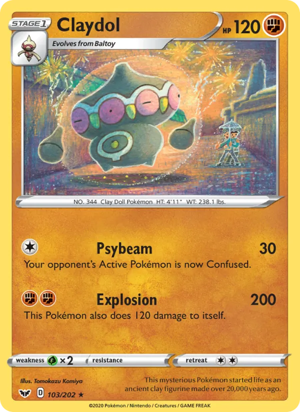 Claydol Pokémon card