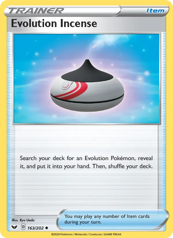 Evolution Incense card