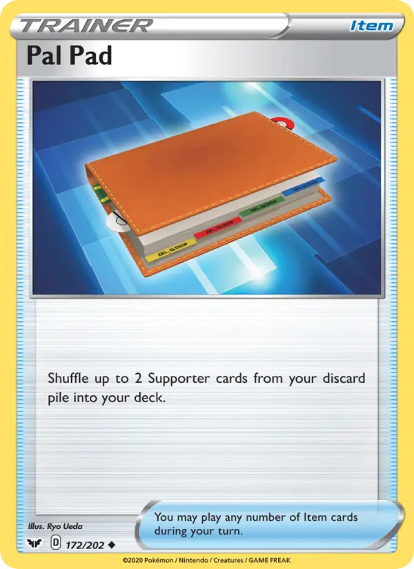 Pal Pad Pokémon card