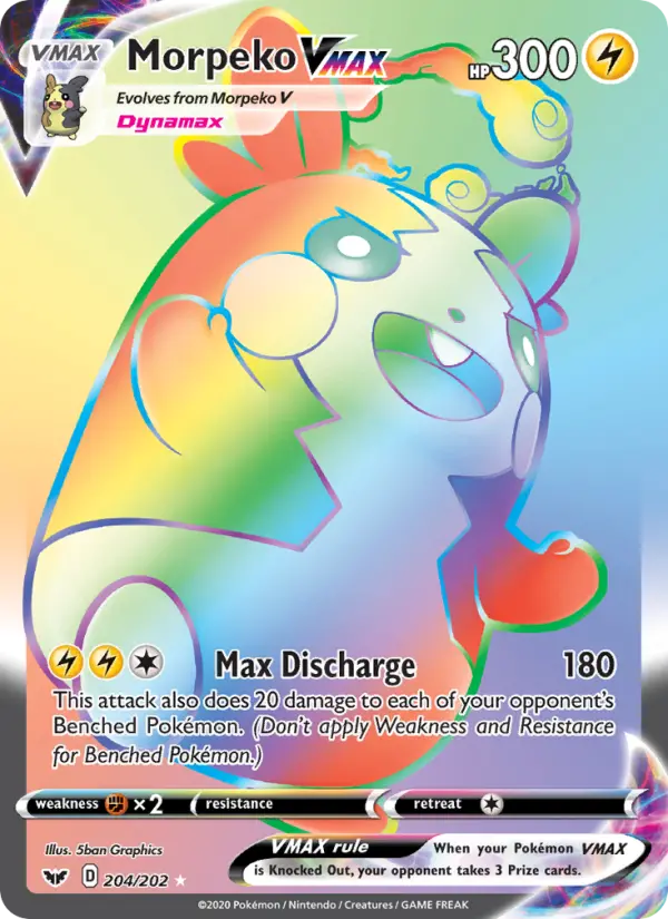 Morpeko VMAX Pokémon card