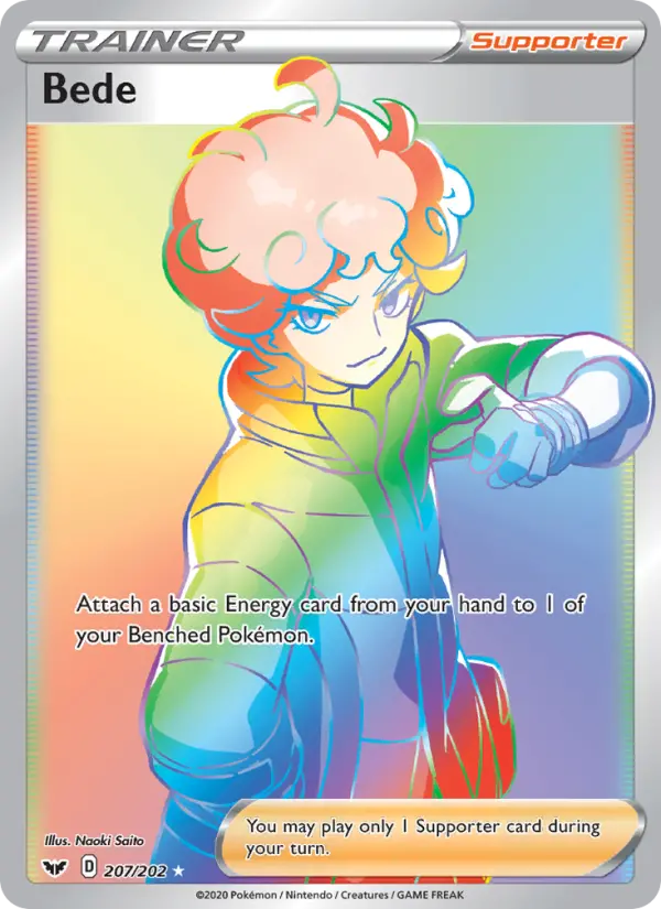 Bede Pokémon card