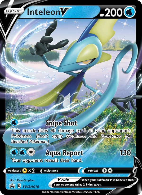Inteleon Pokémon card