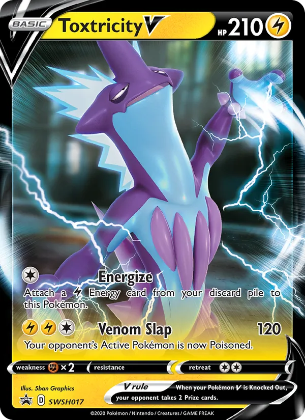Toxtricity V Pokémon card