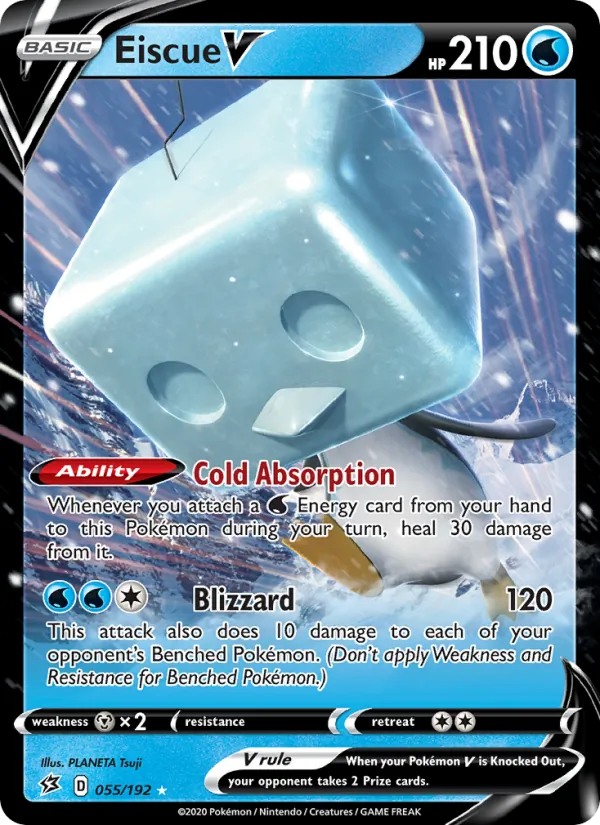 Eiscue V Pokémon card