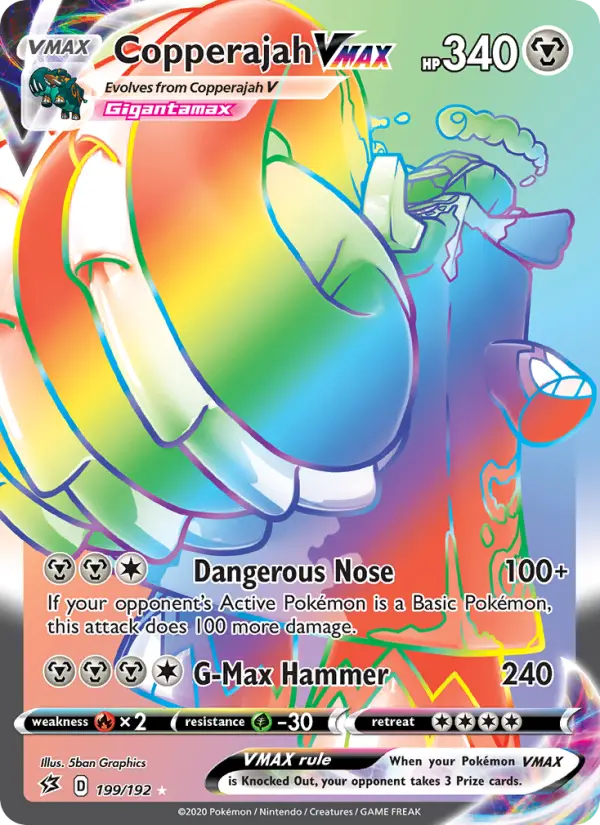 Copperajah VMAX Pokémon card