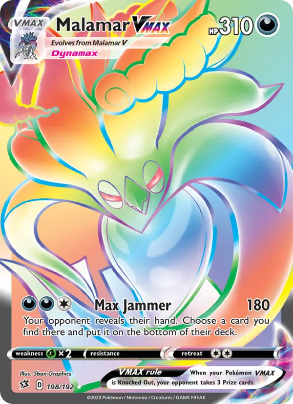 Malamar VMAX Pokémon card