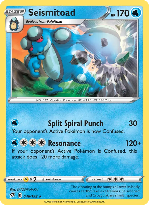 Seismitoad card
