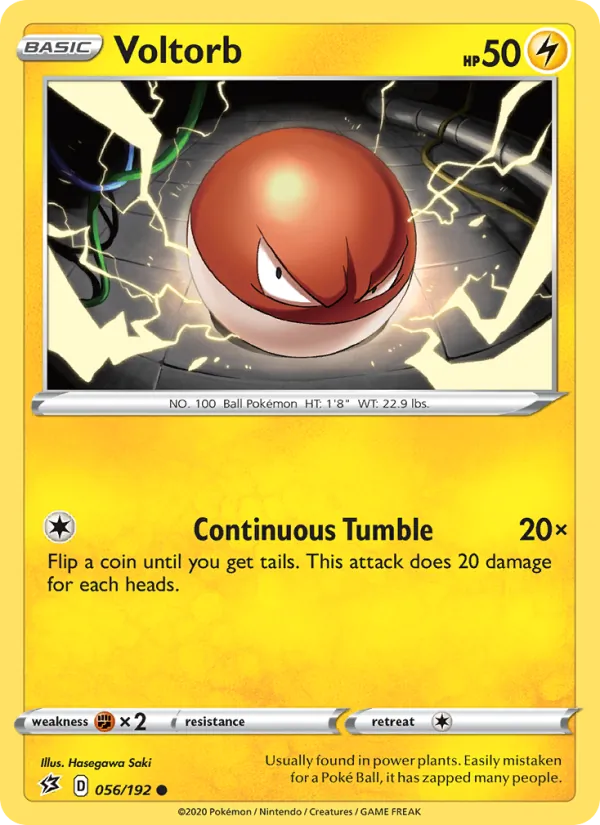 Voltorb Pokémon card