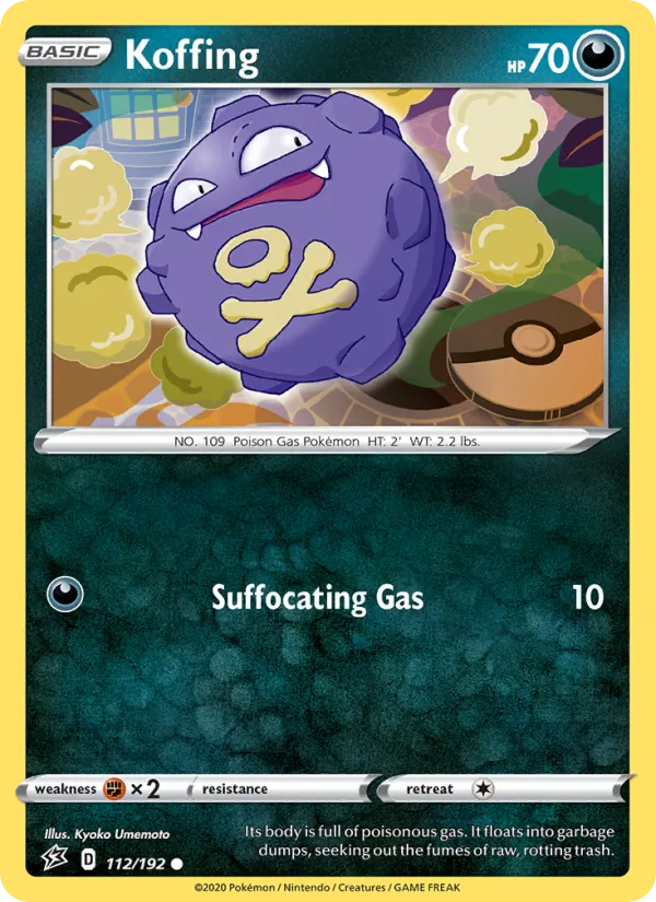 Koffing Pokémon card