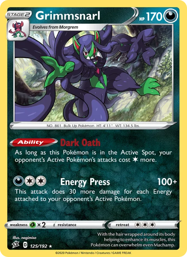 Grimmsnarl Pokémon card