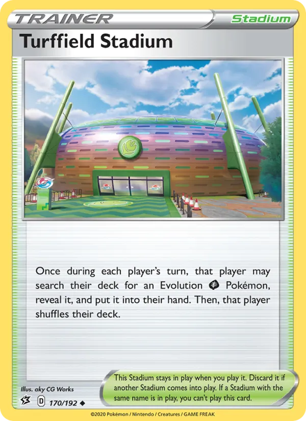 Turffield Stadium card