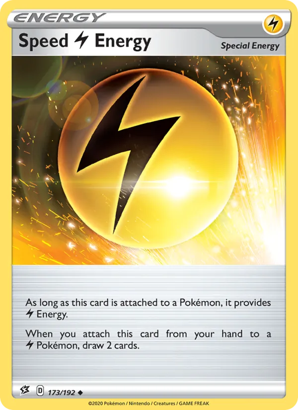 Speed Lightning Energy card