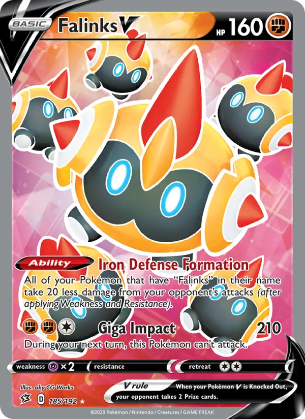 Falinks V Pokémon card