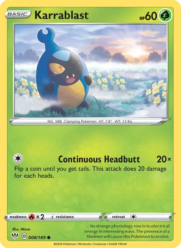 Karrablast card