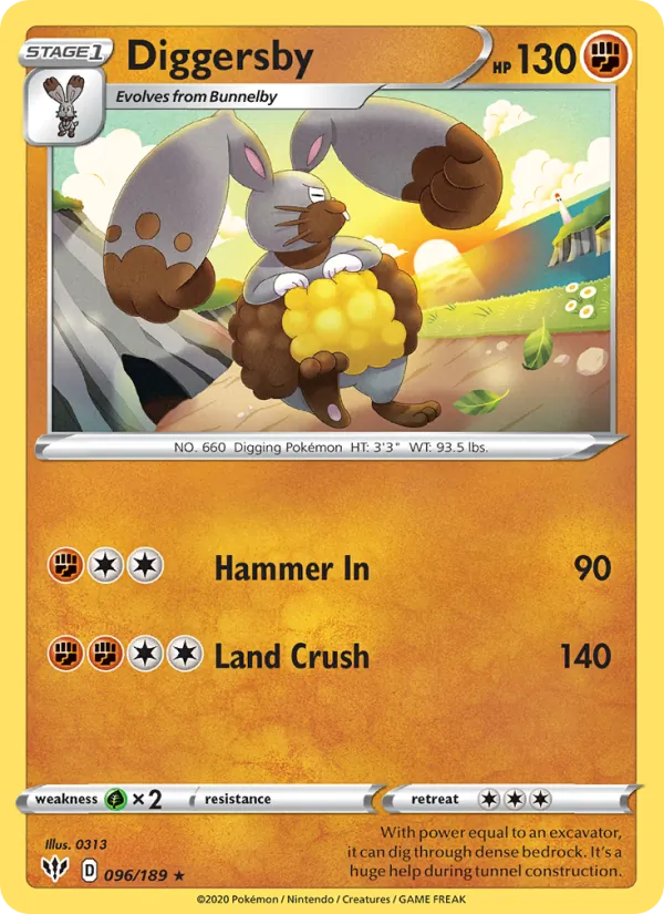 Diggersby Pokémon card
