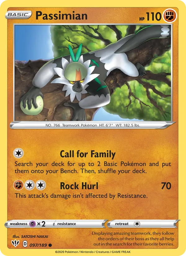 Passimian card