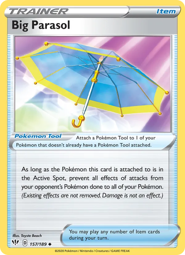 Big Parasol card