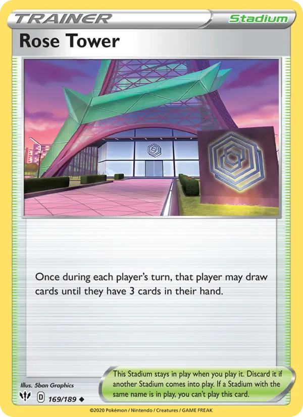 Rose Tower card