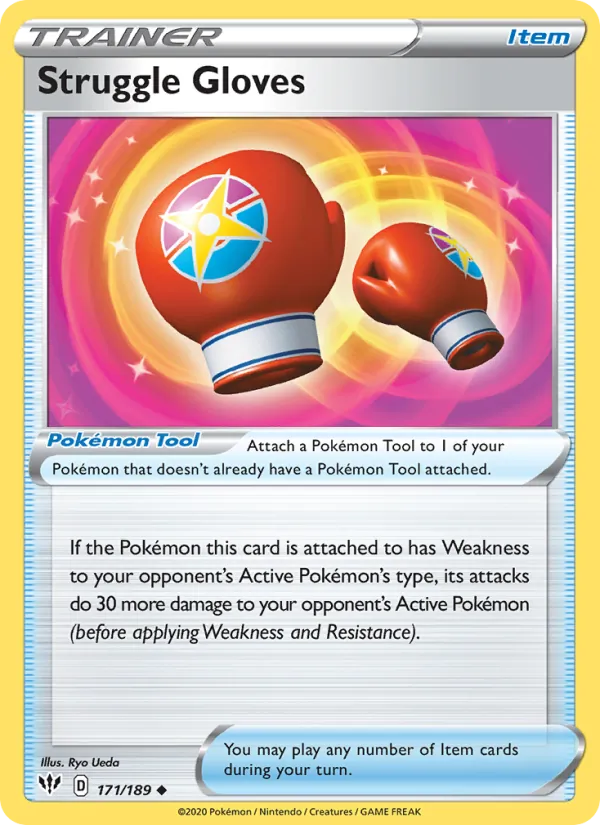 Struggle Gloves card