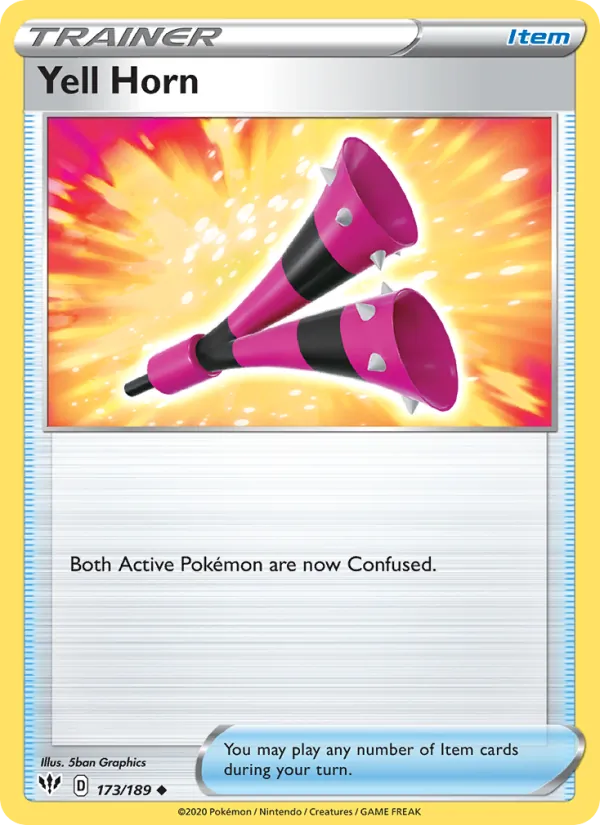 Yell Horn card