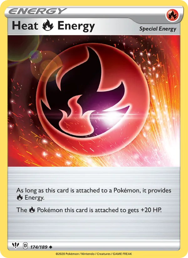 Heat Fire Energy card