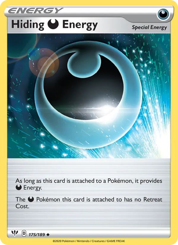 Hiding Darkness Energy card