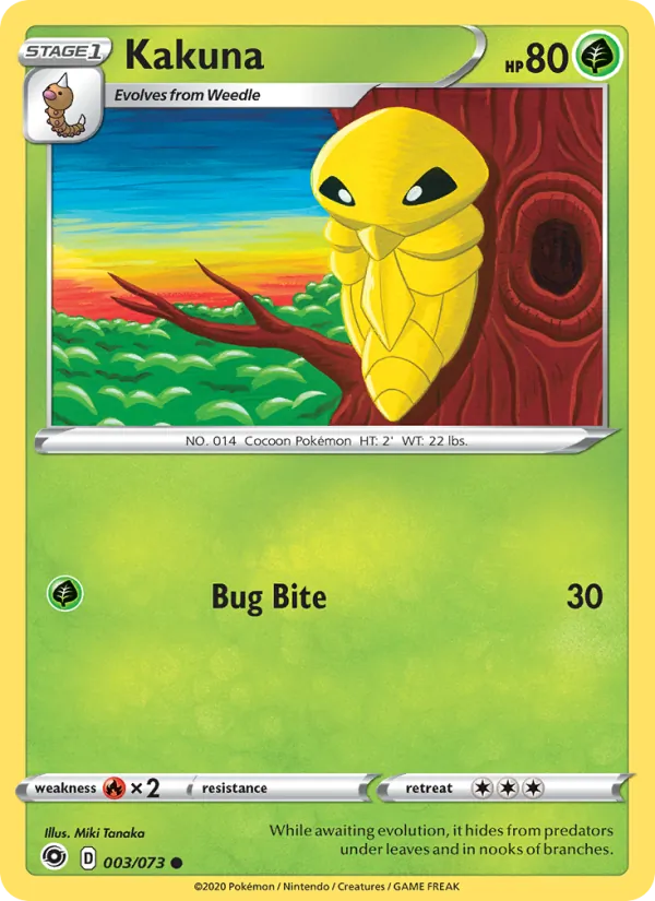 Kakuna Pokémon card
