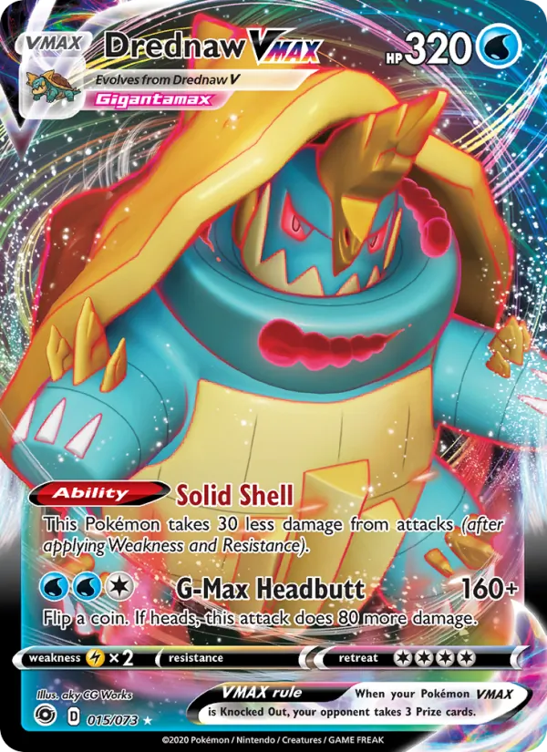 Drednaw VMAX Pokémon card