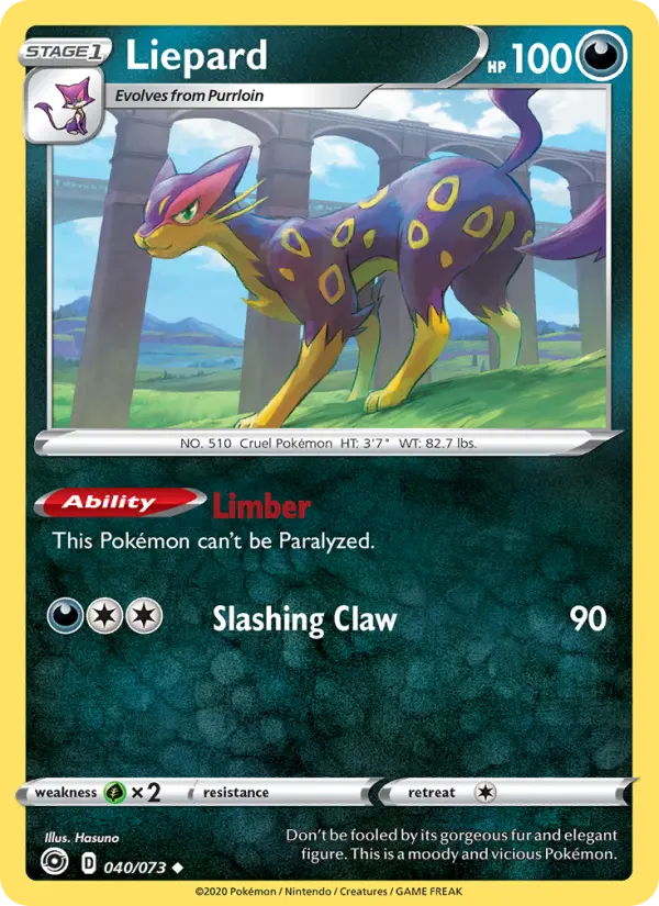 Liepard Pokémon card