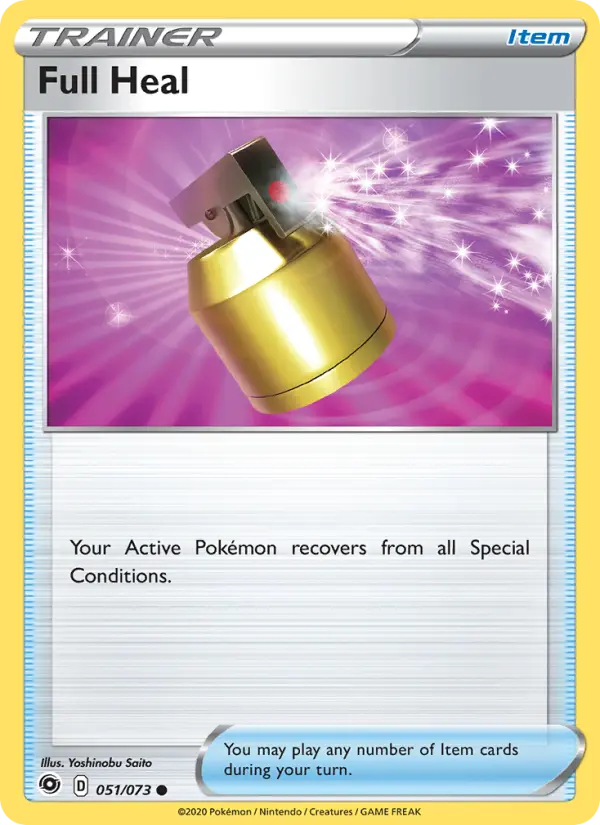 Full Heal Pokémon card