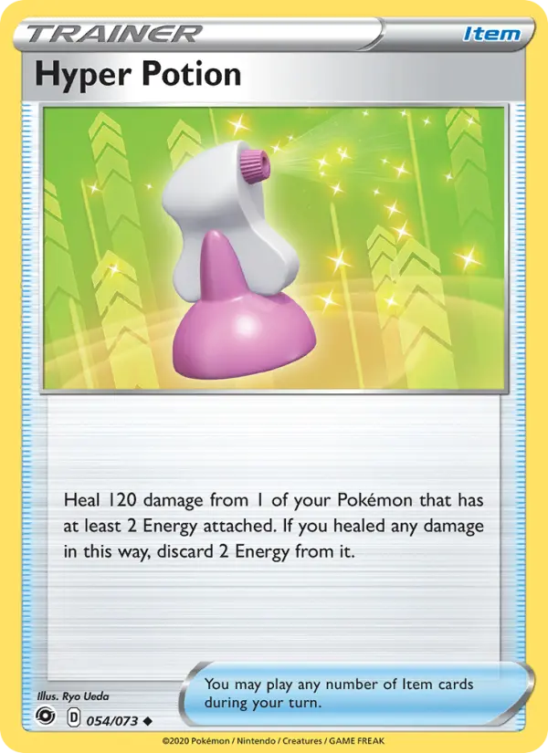 Hyper Potion Pokémon card