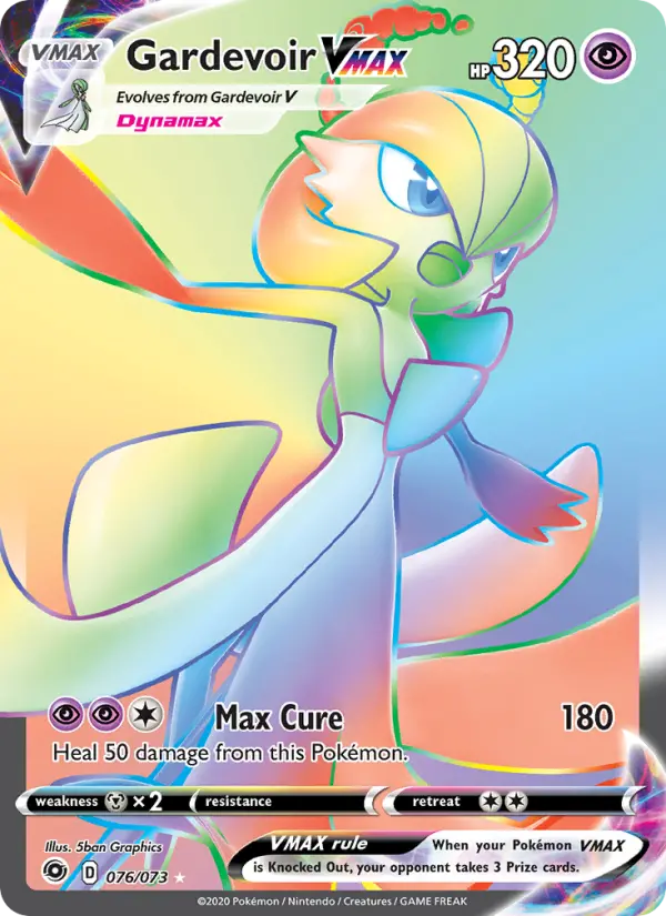 Gardevoir VMAX Pokémon card