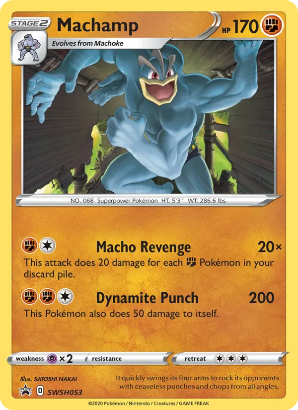 Machamp Pokémon card