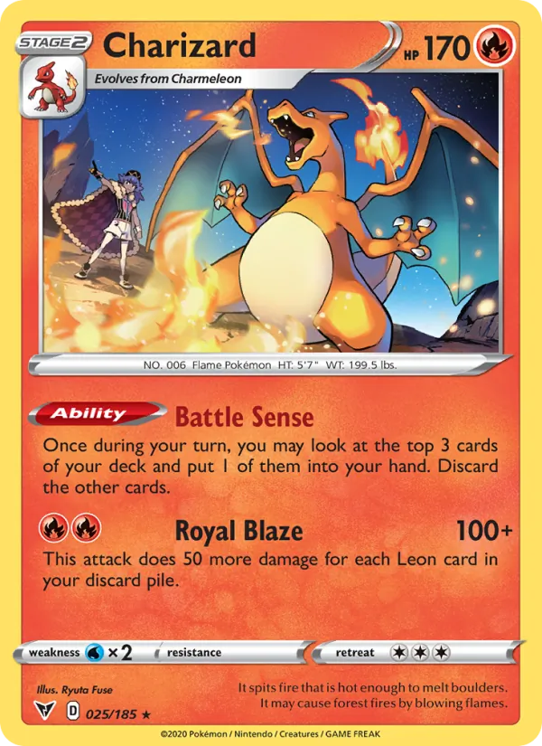 Charizard Pokémon card