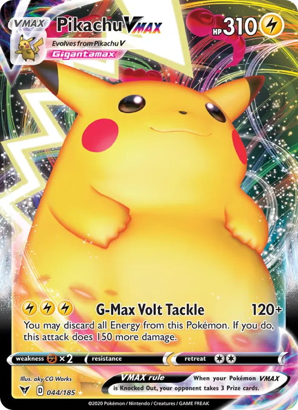 Pikachu VMAX Pokémon card