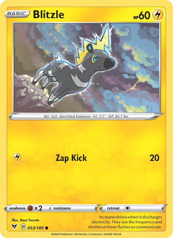 Blitzle Pokémon card