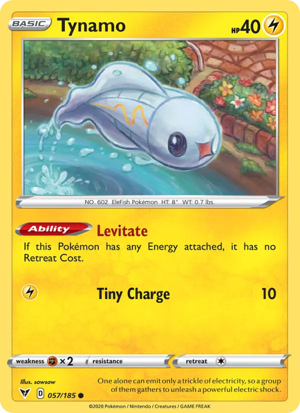 Tynamo Pokémon card