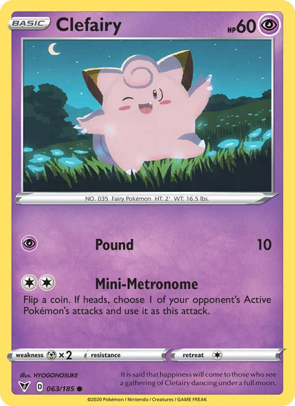 Clefairy Pokémon card