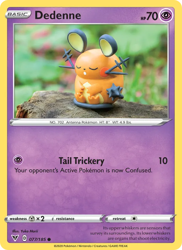 Dedenne Pokémon card