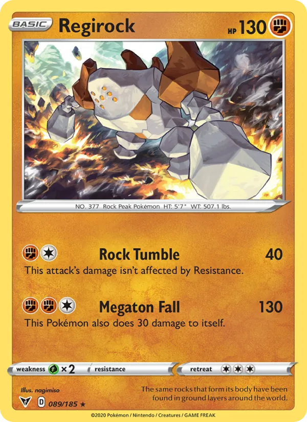 Regirock card