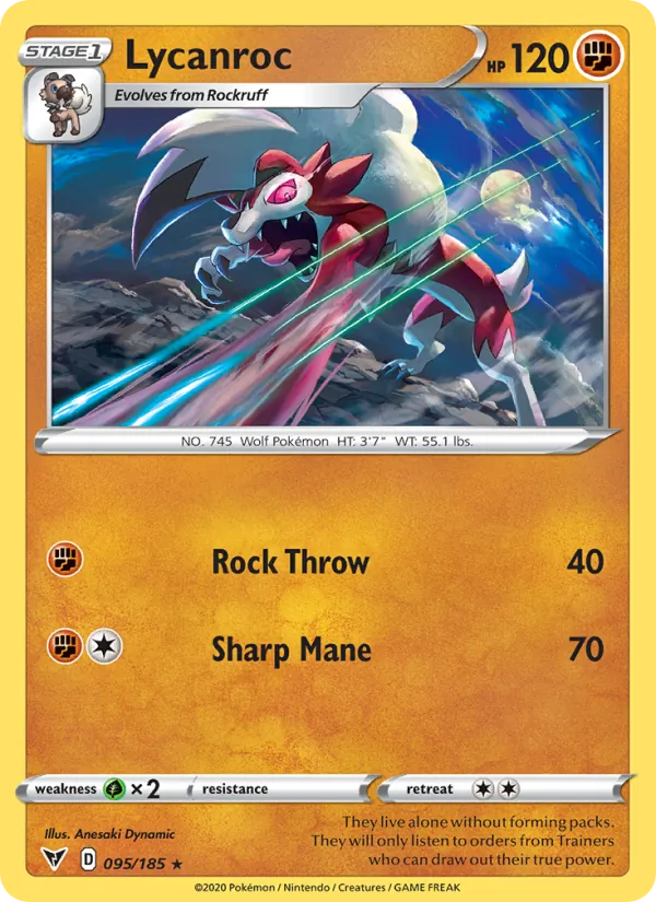 Lycanroc card