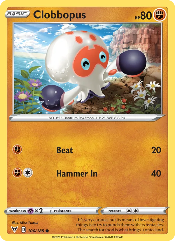 Clobbopus Pokémon card