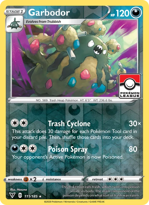 Garbodor Pokémon card