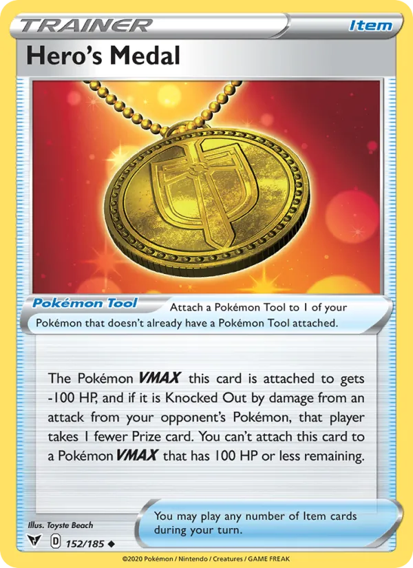 Hero's Medal card
