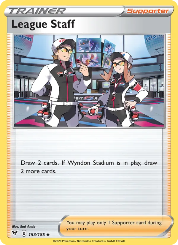 League Staff card
