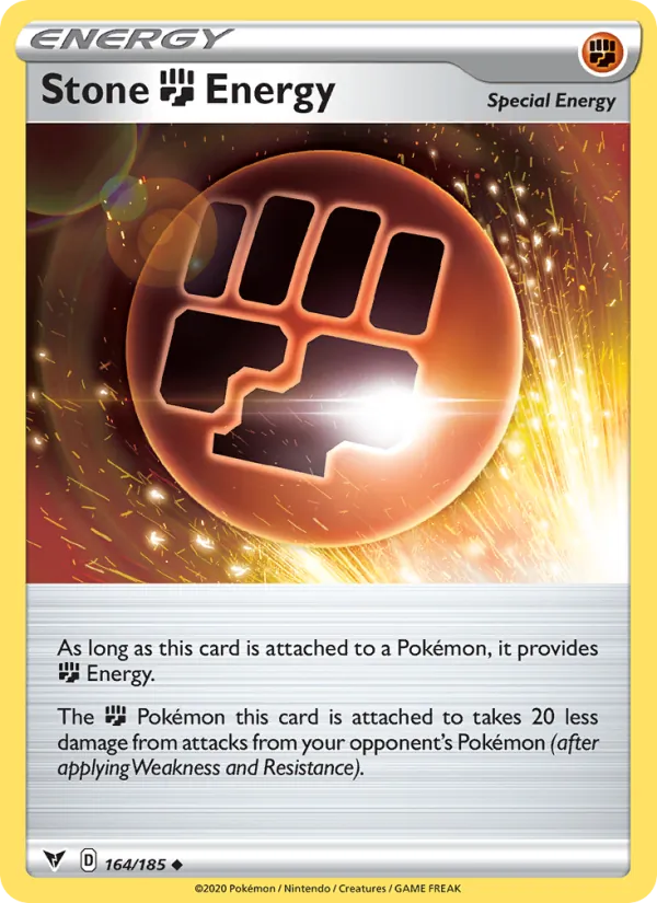 Stone Fighting Energy card