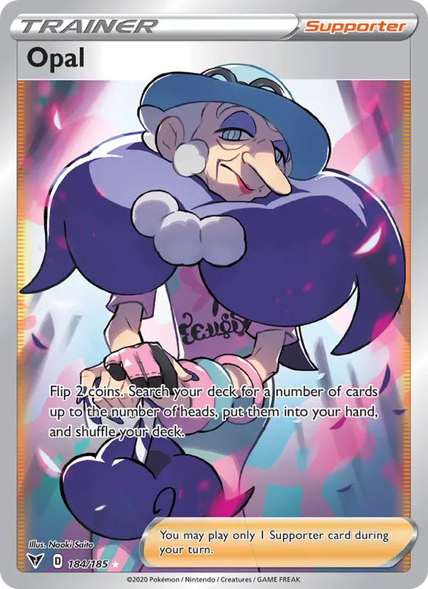 Opal Pokémon card