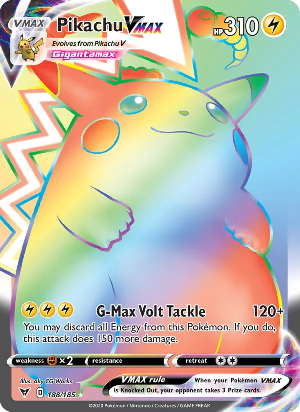 Pikachu VMAX Pokémon card