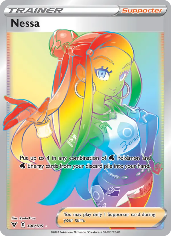 Nessa Pokémon card