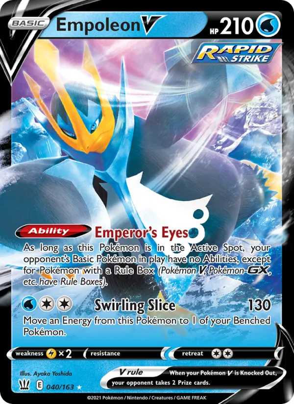 Empoleon V Pokémon card